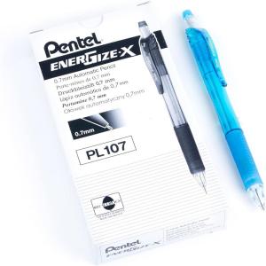 image:imagePentel EnerGizex Mechanical Pencil 07mm Sky Blue Barrel Box of 12 PL107SSky Blue Barrel