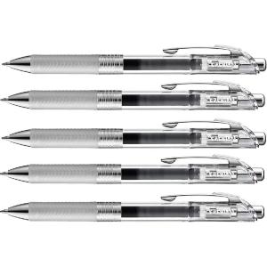 image:imagePentel Energel Infree Gel Ink Ballpoint Pen 05mm Needle Tip Black Ink 5 Pen SetJapan Import