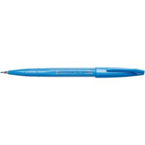 image:imagePentel Fude Touch Sign Pen Brown Felt Pen Like Brush Stroke SES15CESky Blue