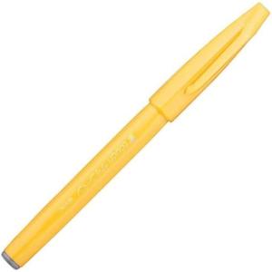 image:imagePentel Fude Touch Sign Pen Brown Felt Pen Like Brush Stroke SES15CEYellow
