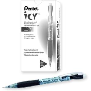 image:imagePentel Icy Automatic Pencil 05mm Gray Barrel Box of 12 AL25TA