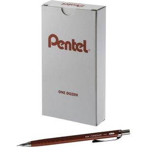 image:imagePentel Orenz Mechanical Pencil 03Mm Extra Fine Line Red Barrel Box of 12 PP503BRed