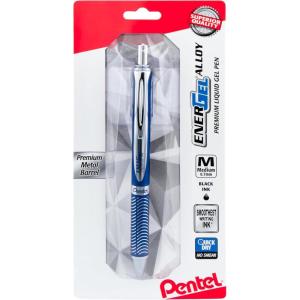 image:imagePentel PINK BCA EnerGel Alloy RT Premium Liquid Gel Pen 07mm Medium Line Pink Barrel Black Ink 1 Pack BL407PBPABlue