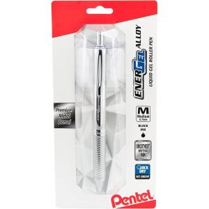 image:imagePentel PINK BCA EnerGel Alloy RT Premium Liquid Gel Pen 07mm Medium Line Pink Barrel Black Ink 1 Pack BL407PBPASilver