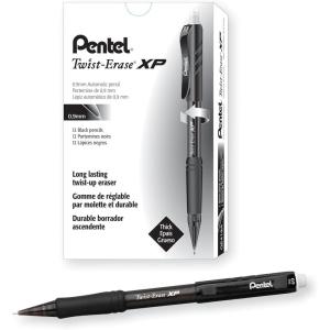 image:imagePentel QE419A TwistErase Express Mechanical Pencil 9mm Black Box of 1 DozenBlack