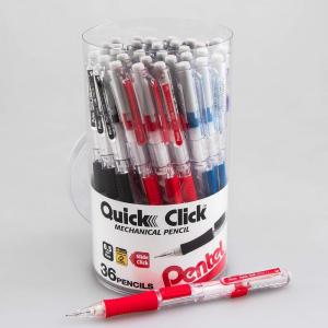 image:imagePentel Quick Click Mechanical Pencil 07mm Medium Black Barrel Box of 12 Pencils PD217AAssorted