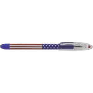 image:imagePentel RSVP Ballpoint Pen Fine Line 07mmFlag Barrel Black Ink 12 Pack BK90USAA12 Count Pack of 1