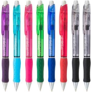 image:imagePentel RSVP Super RT Ballpoint Pen 07mm Fine Line Assorted Ink Colors 8 Pack with Bonus Black Ink Pen