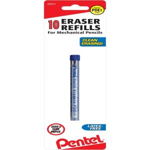 image:imagePentel Refill Eraser for AL Ax and PD Series Pencils 5 PcsTube 3PK5 Count Pack of 1