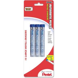image:imagePentel Refill Eraser for AL Ax and PD Series Pencils 5 PcsTube 3PK5 Count Pack of 3