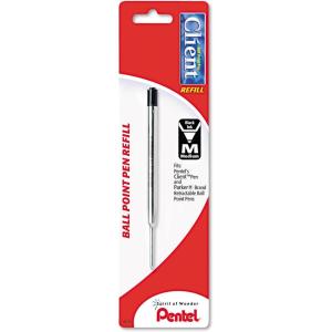 image:imagePentel Refill Ink for BK910 Client Ballpoint Pen Medium Line Black Ink 1 Pack BKC10BPA