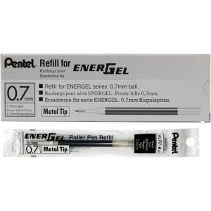 image:imagePentel Refill Ink for BL57BL77 EnerGel Liquid Gel Pen 07mm Metal Tip Green Ink Box of 12 LR7D12Black