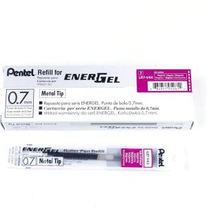 image:imagePentel Refill Ink for BL57BL77 EnerGel Liquid Gel Pen 07mm Metal Tip Green Ink Box of 12 LR7D12Magenta