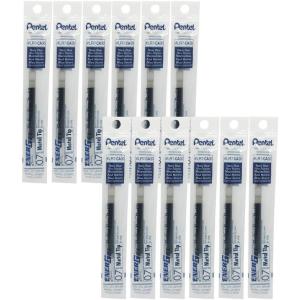 image:imagePentel Refill Ink for BL57BL77 EnerGel Liquid Gel Pen 07mm Metal Tip Green Ink Box of 12 LR7D12Navy Blue