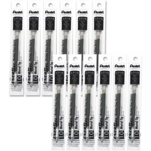 image:imagePentel Refill Ink for BL60 EnerGel Liquid Gel Pen 10mm Metal Tip Red Ink Box of 12 LR10B12Black