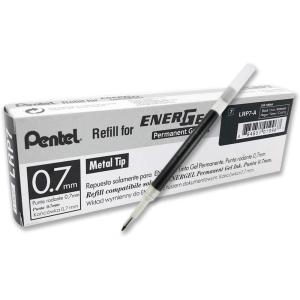 image:imagePentel Refill Ink for EnerGel PRO Permanent Gel Pen 07mm Medium Line Black Ink Box of 12 LRP7ABlack