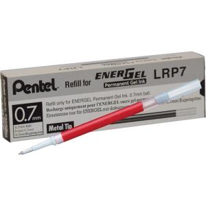 image:imagePentel Refill Ink for EnerGel PRO Permanent Gel Pen 07mm Medium Line Black Ink Box of 12 LRP7ARed