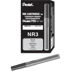image:imagePentel Refill Ink for Handy Lines Permanent Marker Red Ink Box of 12 NR3BBlack