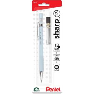 image:imagePentel Sharp 13 Mechanical Pencil 13mm Extra Thick Line Includes Refill Lead WritingOfficeTestTaking Pencil Pastel Violet Barrel AM13LBPVPastel Blue