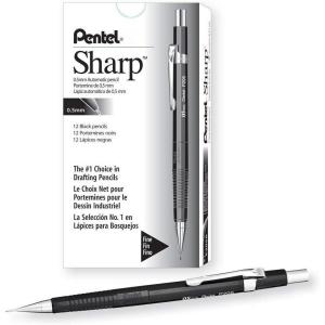 image:imagePentel Sharp Automatic Pencil 05mm Black Barrel Box of 12 P205A