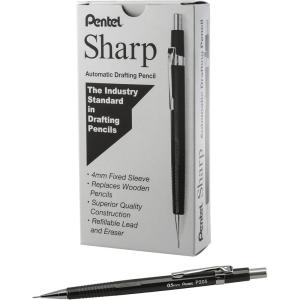 image:imagePentel Sharp Mechanical Pencil 05mm Metallic Graphite Barrel Box of 12 P205MN