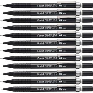 image:imagePentel Sharplet2 Automatic Pencil 05mm Lead Size Black Barrel Box of 12 A125A