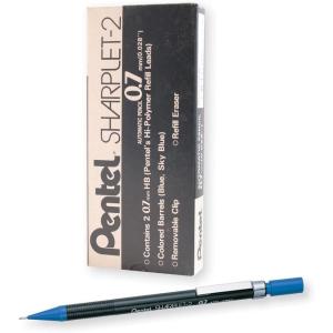image:imagePentel Sharplet2 Automatic Pencil 07mm Lead Size Blue Barrel Box of 12 A127C