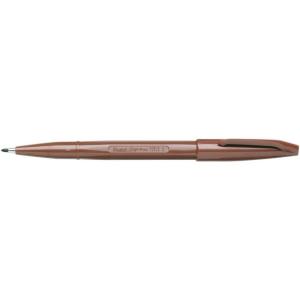 image:imagePentel Sign Pen FiberTipped Pen Blue Ink Box of 12 S520CBrown