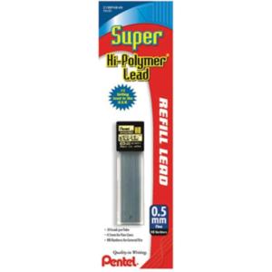 image:imagePentel Super HiPolymer Lead Refill 05mm Fine HB 30 Pieces of Lead C15BPHBK630