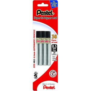 image:imagePentel Super HiPolymer Lead Refill 05mm Fine HB 36 Pieces of Lead C505BP3HBK62H