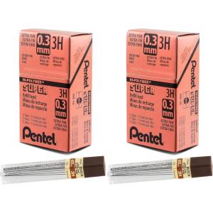 image:imagePentel Super HiPolymer Lead Refill 09mm Thick HB 180 Pieces of Lead 12 Tubes of Lead 509HB288 Count Pack of 1