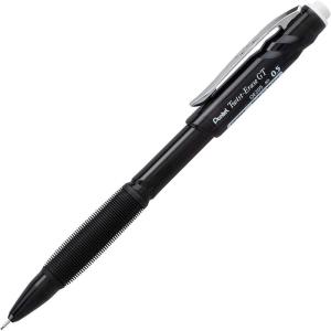 image:imagePentel TwistErase GT 05mm Mechanical Pencil Transparent Black barrel Box of 12 QE205A