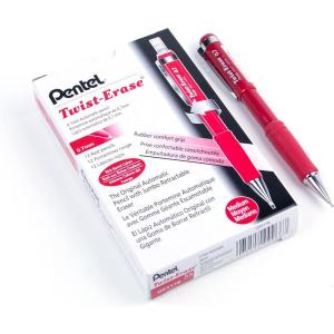 image:imagePentel TwistErase III Mechanical Pencil 07mm Red BarrelRed