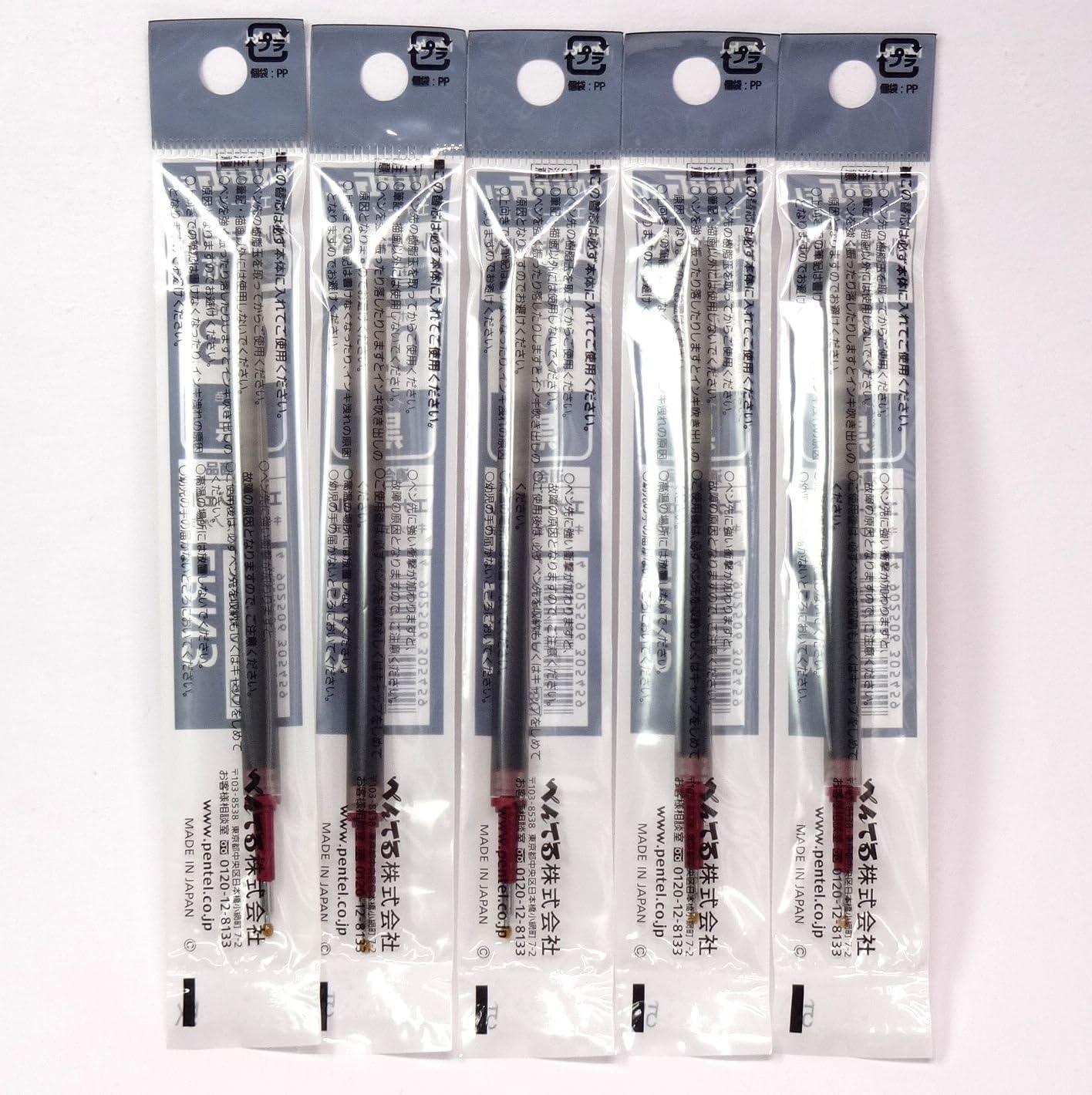 image:imagePentel 03mm Black Ink Refill XLRN3A for EnerGel Retract Ballpoint PenBLN73A 5 Packtotal 5 pcs Japan Import KomainuDou Original Package