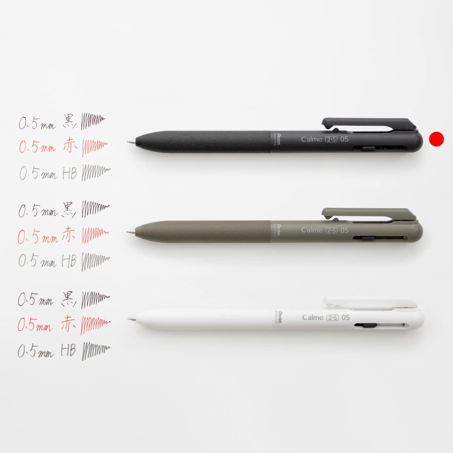 image:imagePentel BXAW355A Calme MultiFunctional Ballpoint Pen 05 Sharp 05 BlackBlack
