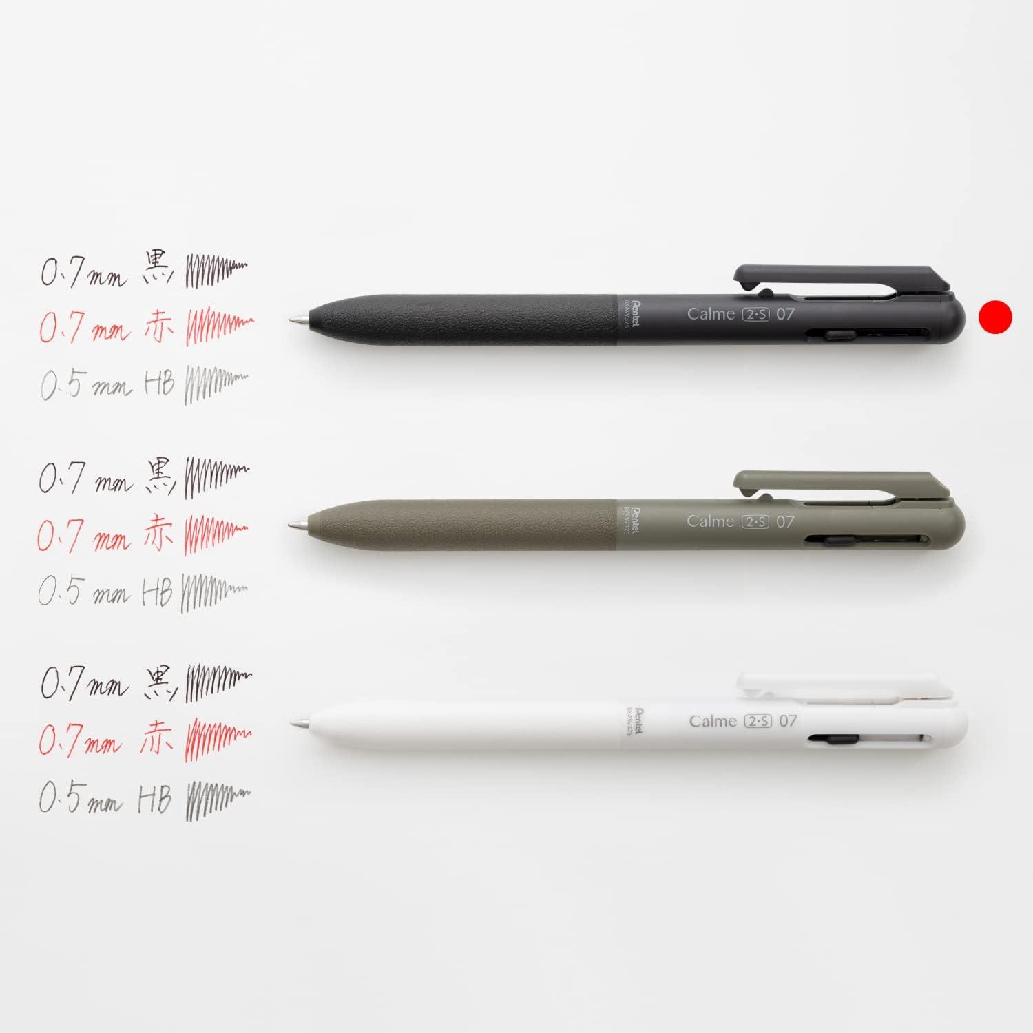 image:imagePentel BXAW355A Calme MultiFunctional Ballpoint Pen 05 Sharp 05 BlackBlack Shaft