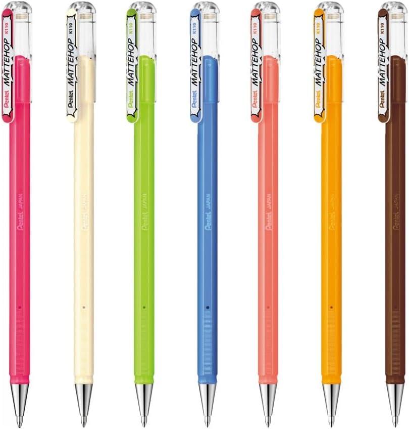 image:imagePentel Color Ballpoint Pen Matte Hop Brown 10 Pens K110VE7 Colors Sweet