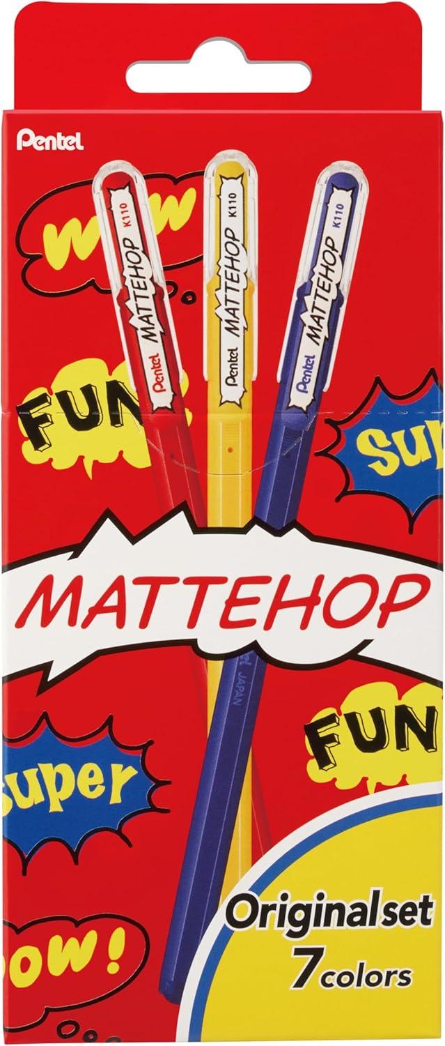 image:imagePentel Color Ballpoint Pen Matte Hop Brown 10 Pens K110VEAssorted