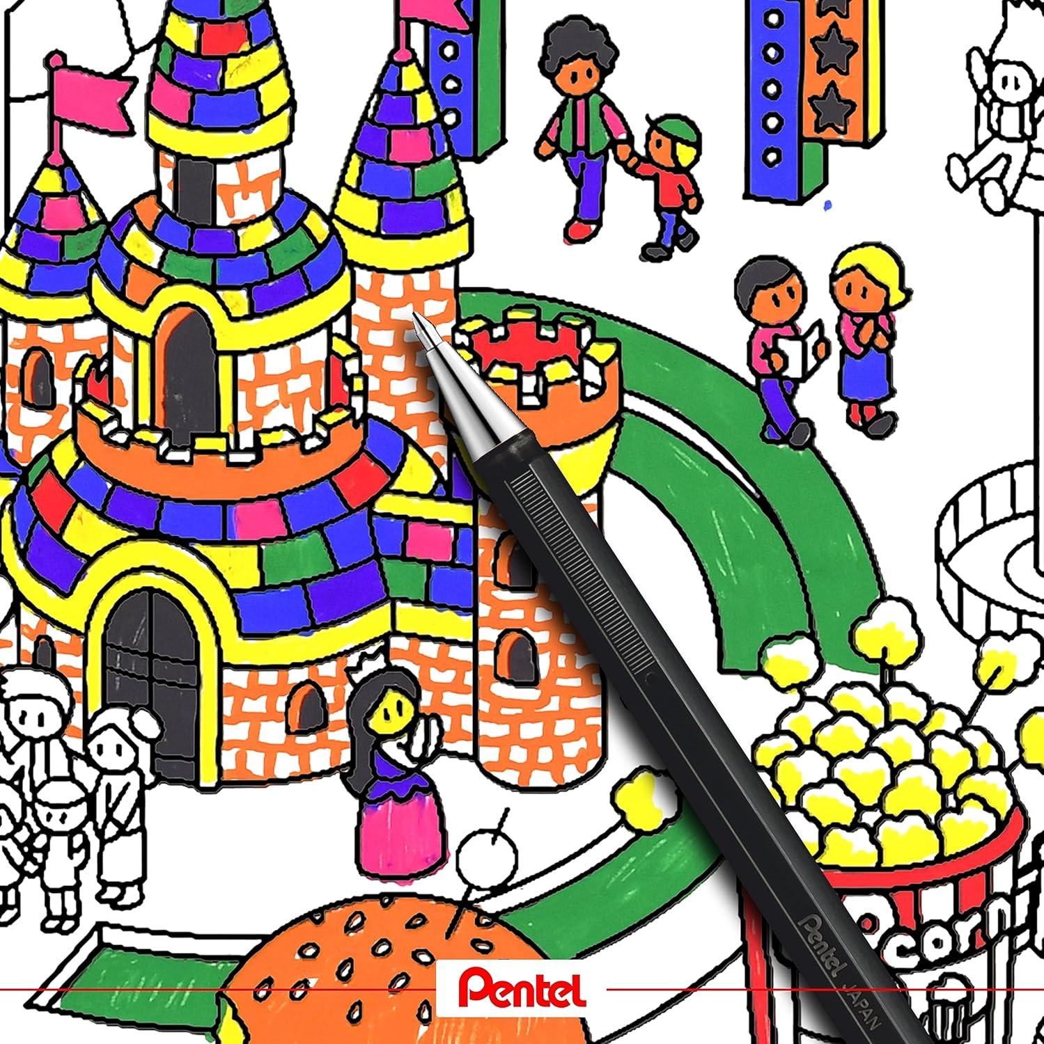 image:imagePentel Color Ballpoint Pen Matte Hop Brown 10 Pens K110VEAssorted