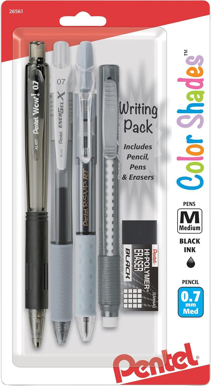 image:imagePentel Color Shades Writing Pack Pastel Light Green BLBKALZBPK Lime GreenBlack