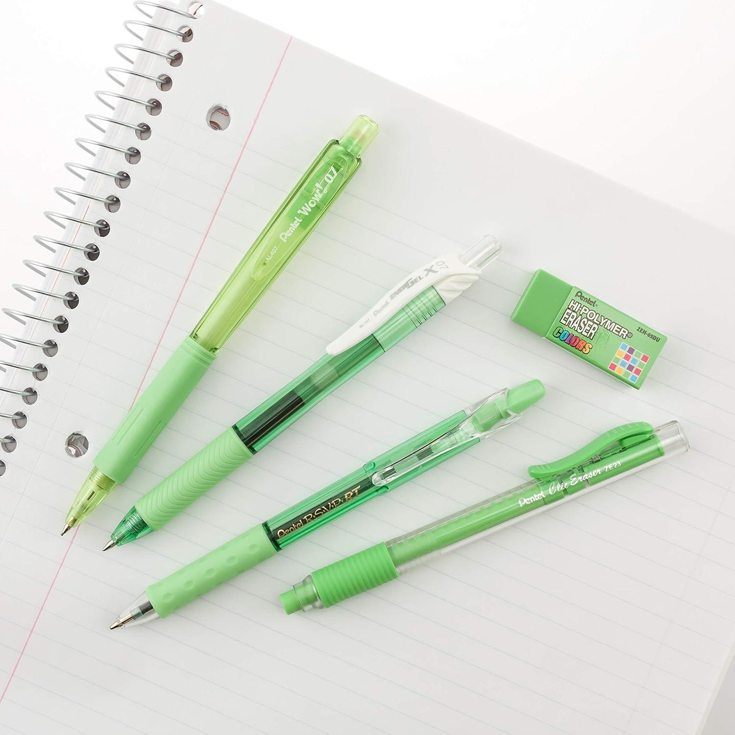 image:imagePentel Color Shades Writing Pack Pastel Light Green BLBKALZBPK Lime GreenGreen