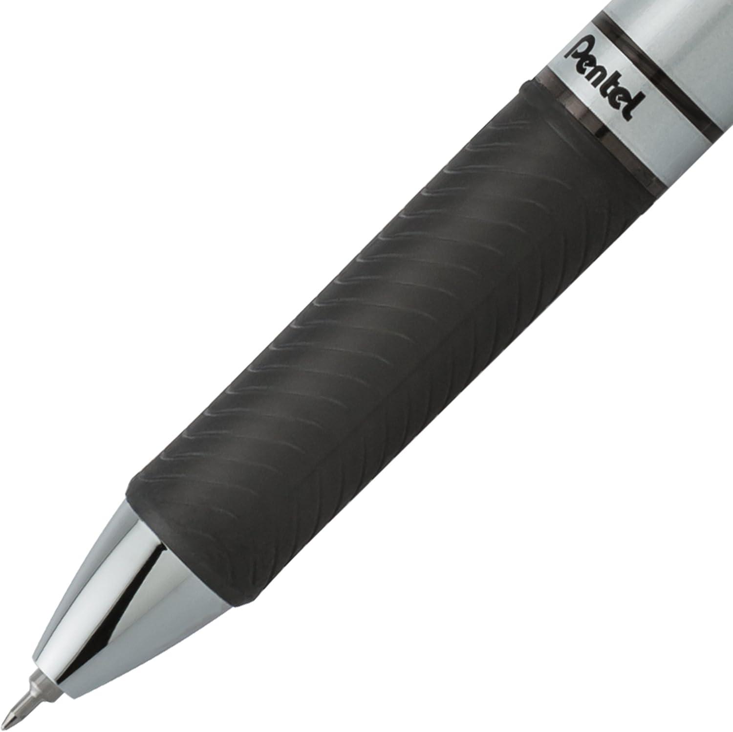 image:imagePentel EnerGel RTX Retractable Liquid Gel Pen 03mm Extra Fine Line Needle Tip Black Ink Pack of 3 BLN73BP3ABlack