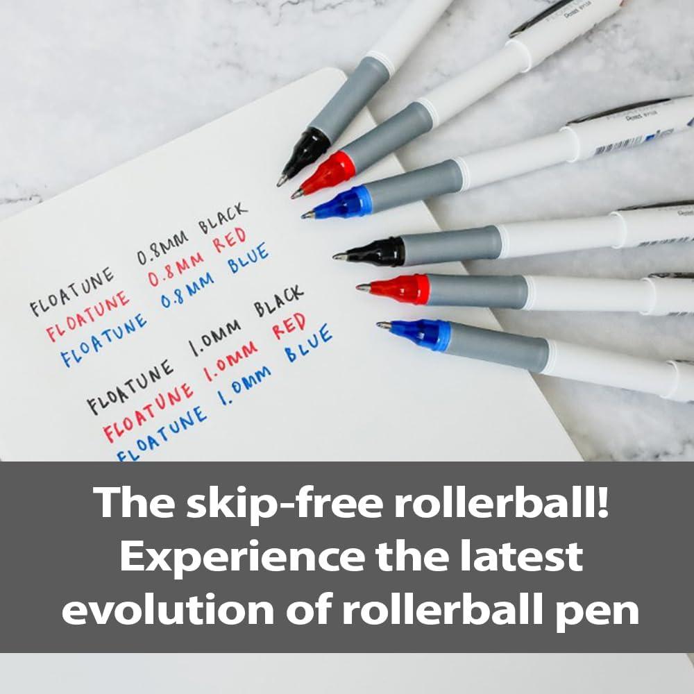 image:imagePentel Floatune Rollerball pen 10mm Bold Point Black Ink Pack of 12 BY110A