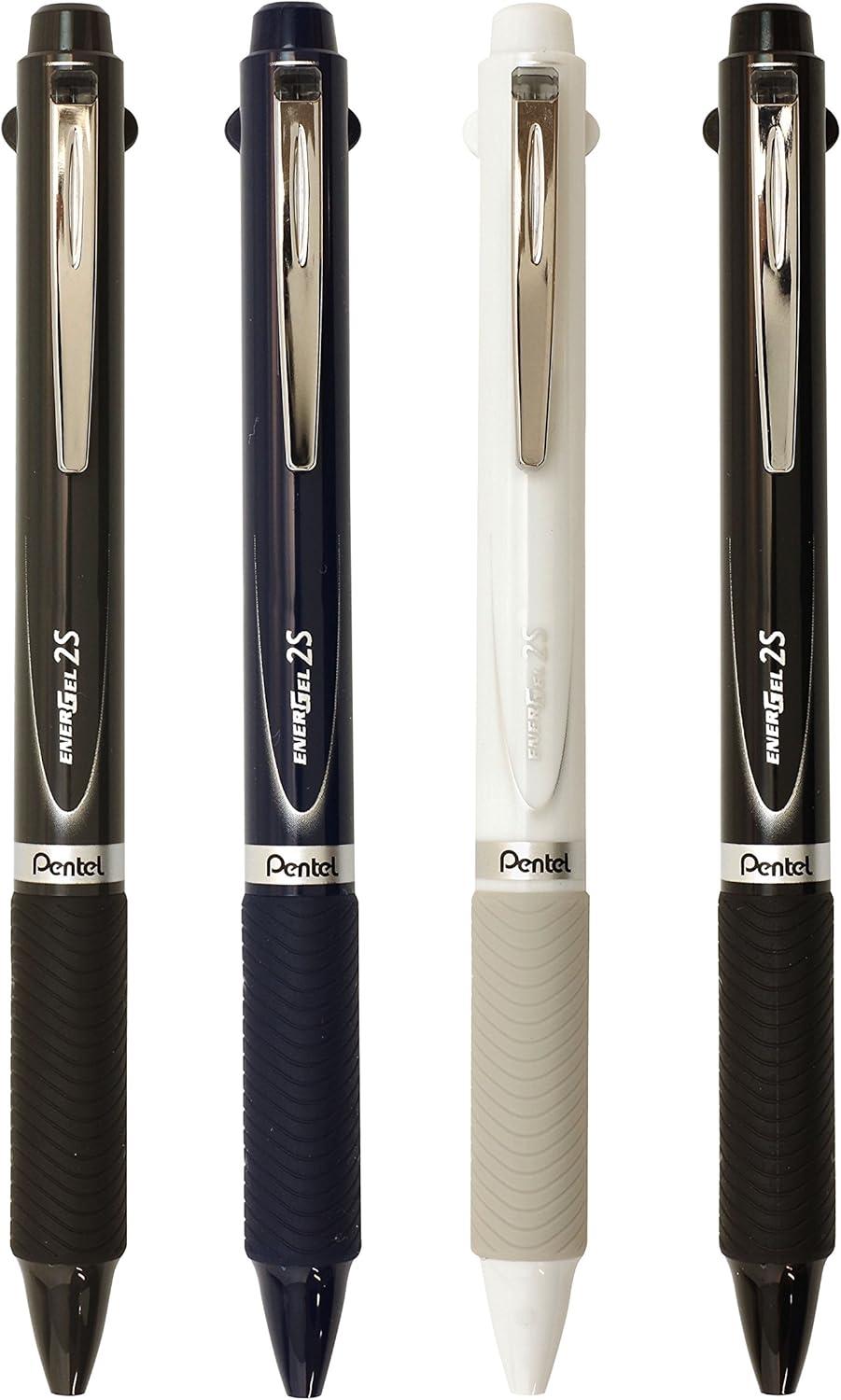image:imagePentel MultiPen Energel Needle Ballpoint Pen Ink 05mm Mechanical Pencil RedBlack XBLW355Awhite