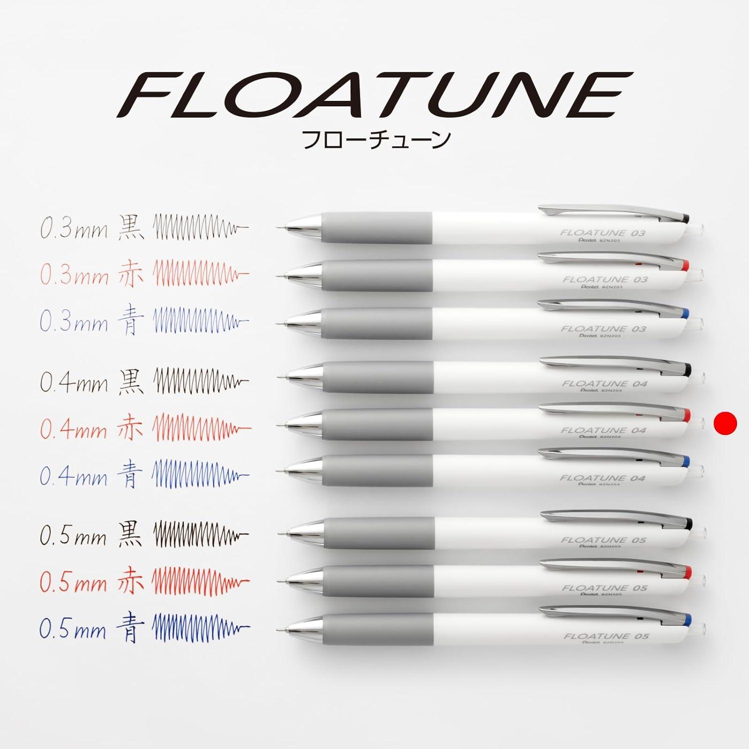 image:imagePentel Oil Based Ballpoint Pen Flowtune 05mm Black 3 Pens BZN205A3AMZMain Unit Red