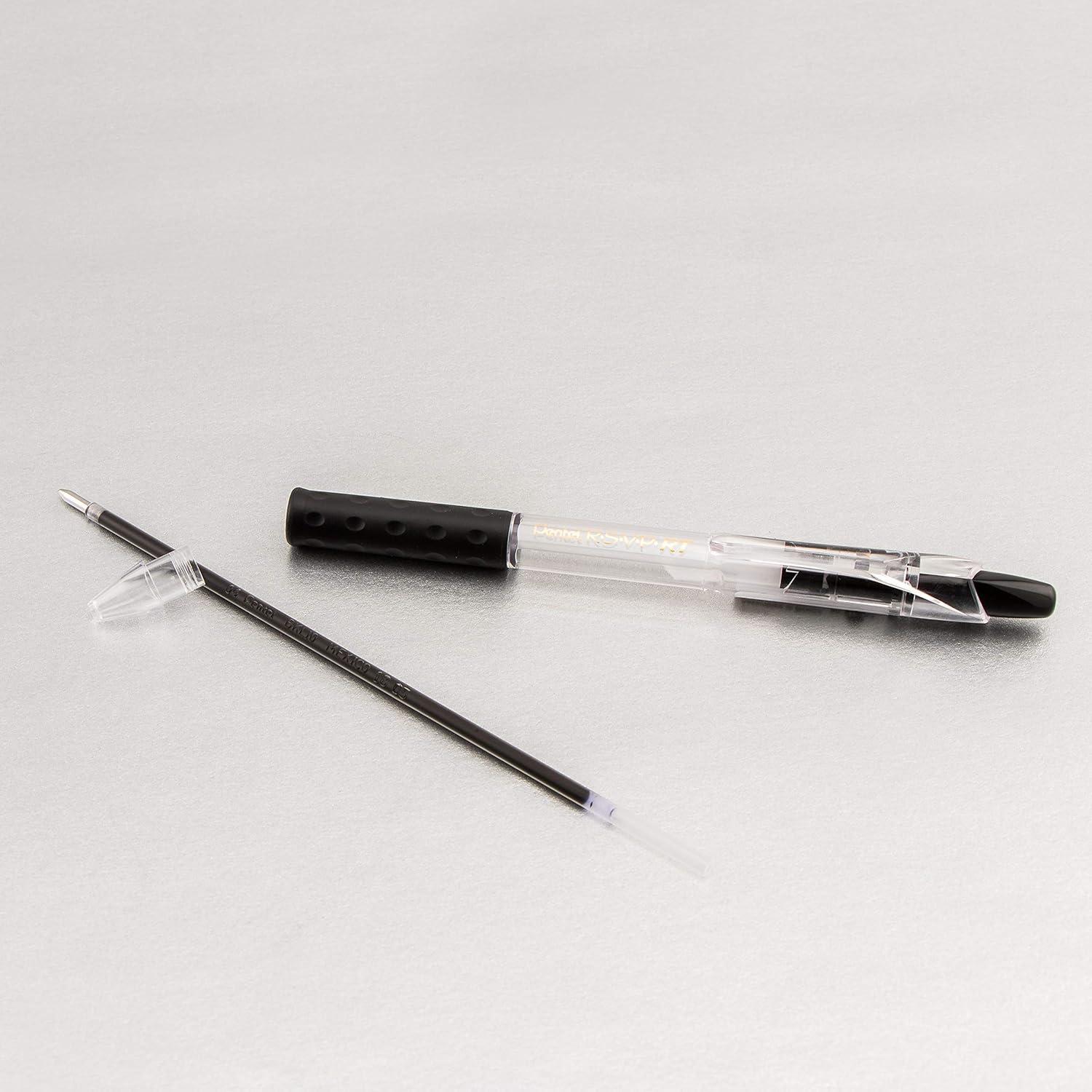image:imagePentel RSVP RT Retractable Ballpoint Pen 10mm Medium Line Black Ink Pack of 2 BK93BP2ABlack