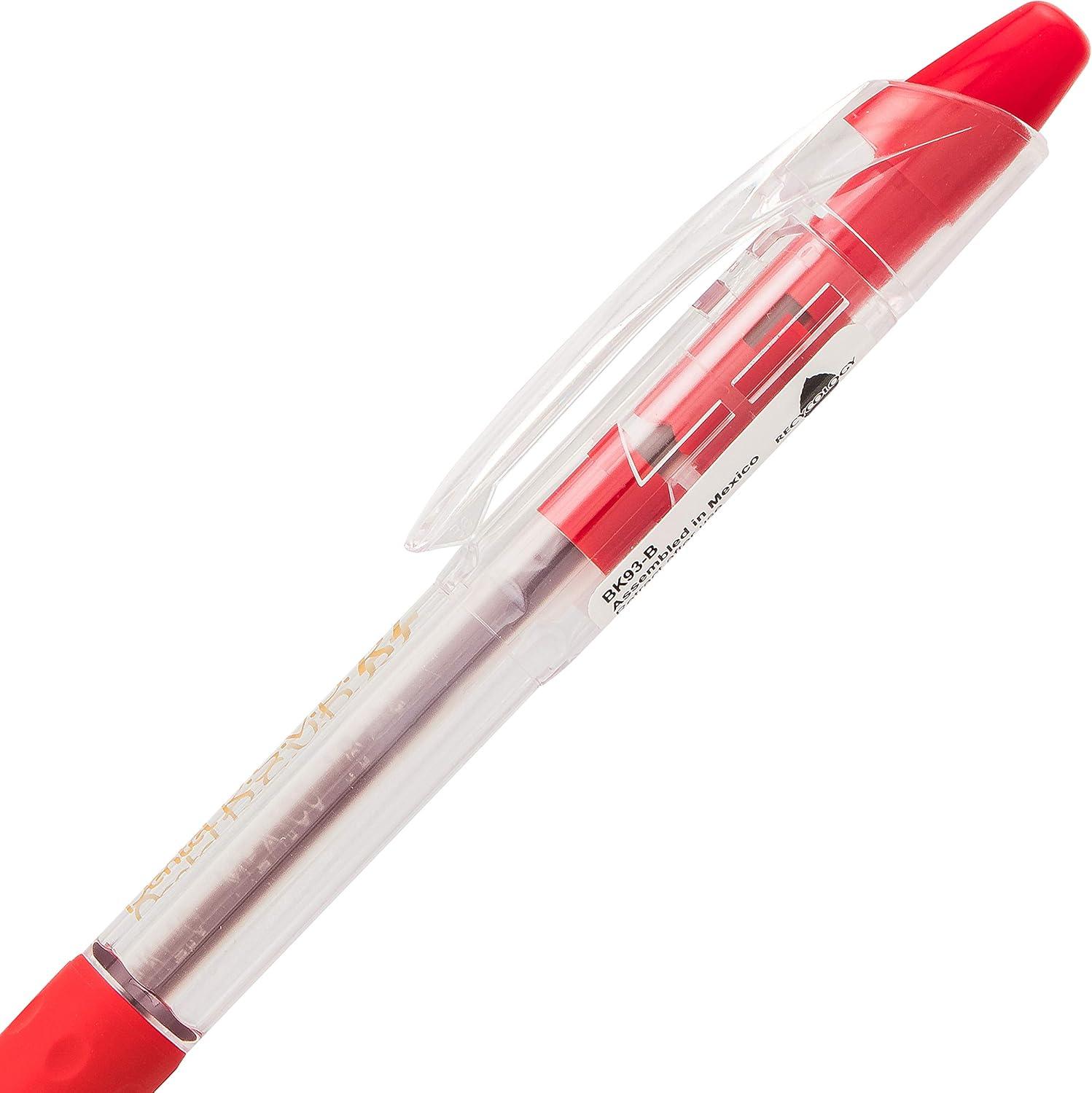 image:imagePentel RSVP RT Retractable Ballpoint Pen 10mm Medium Line Black Ink Pack of 2 BK93BP2ARed