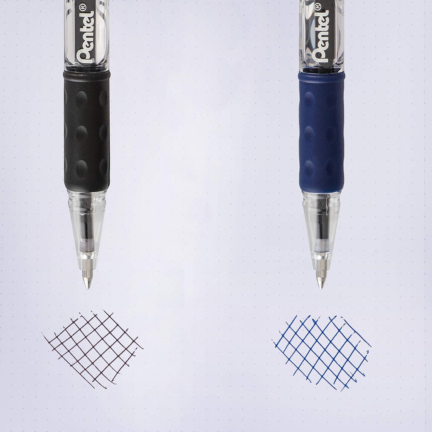 image:imagePentel RSVP STYLUS Ballpoint Pen Medium Line Black Ink Box of 12 BK91LAblack