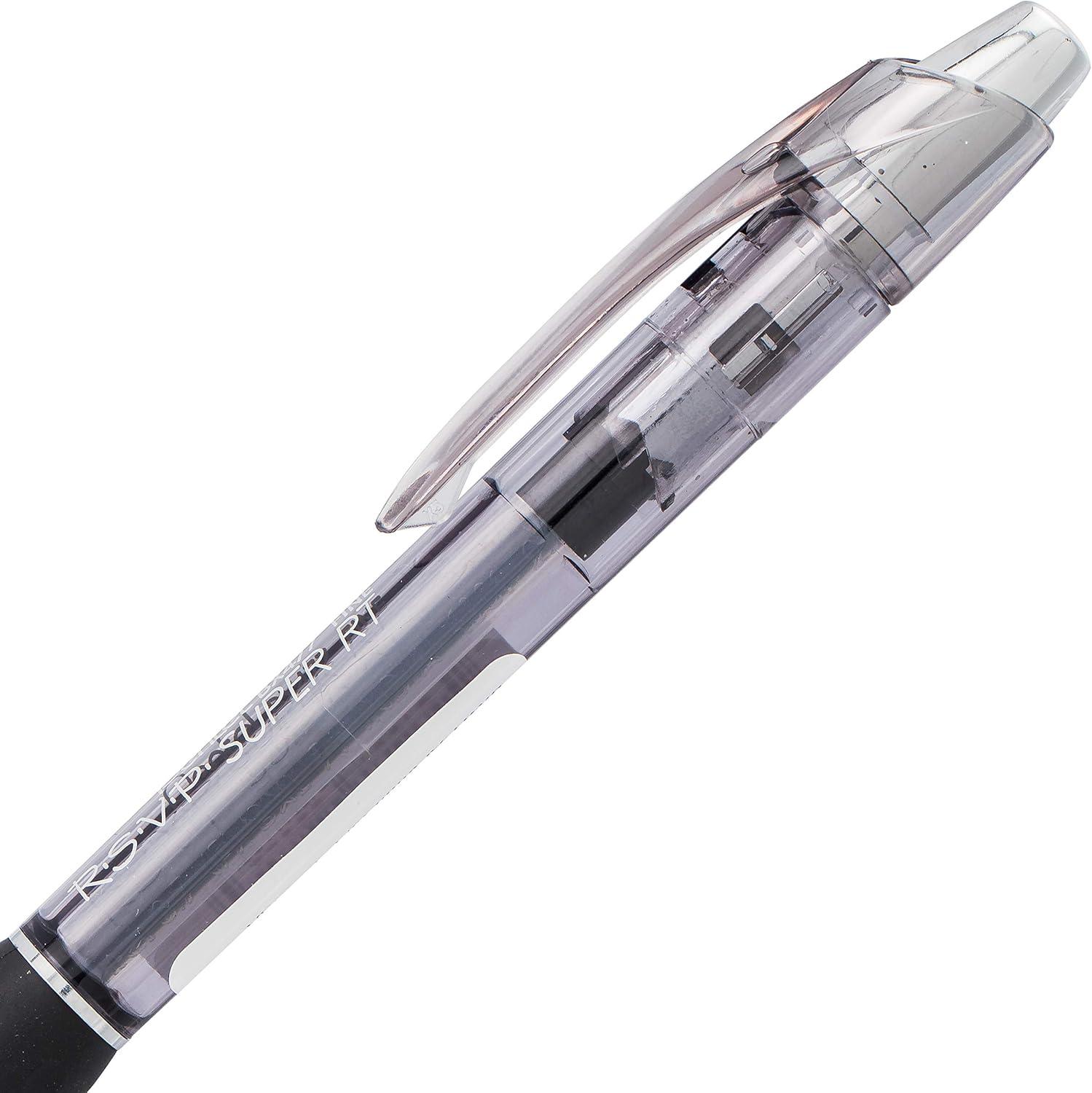 image:imagePentel RSVP Super RT Ballpoint Pen 07mm Fine Line Violet Ink BX477VBlack