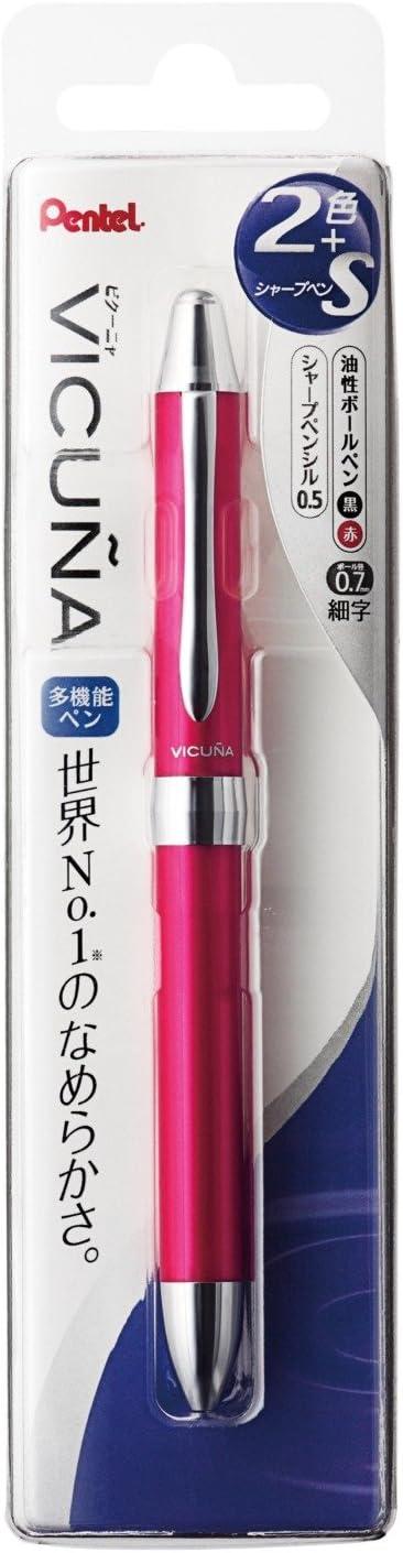 image:imagePentel Vicua EX XBXW1375C Multifunction Ballpoint Pen BluePink